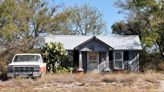 Derelict house May TX