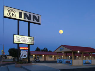 Moon over Route 66 Inn Shamrock TX