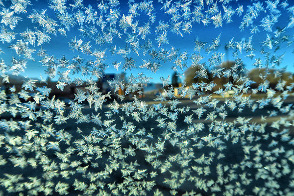 Iced Windshield Taos