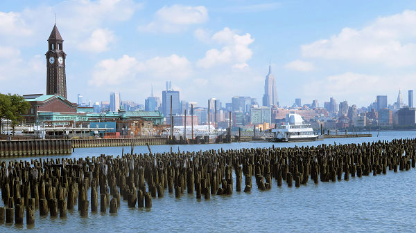 Midtown Manhattan seen across the Hudson from Hoboken