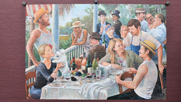 Mira Winery Mural Charleston
