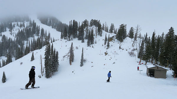 Slopes above Jackson Hole