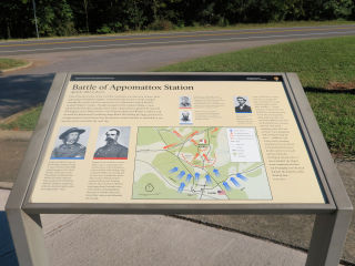 Battle Appomattox Station 