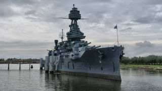 Battleship Texas at San Jacinto