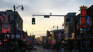 Beale Street at Dawn Memphis 