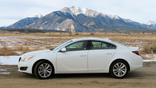 Car beneath Mt Antero Colorado