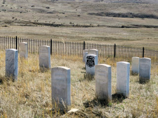 Custers grave MT