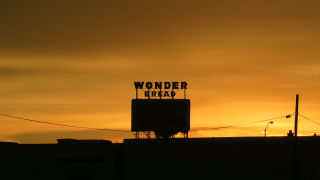 Dawn over Wonder Bread Sign Memphis 