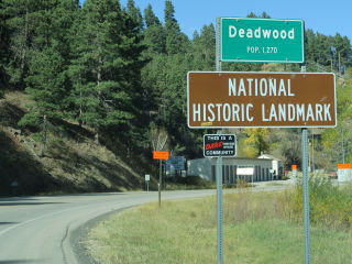 Deadwood National Historic Landmark Signs