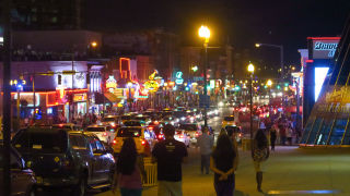 Downtown nightlife Nashville 