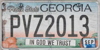 Georgia Plate