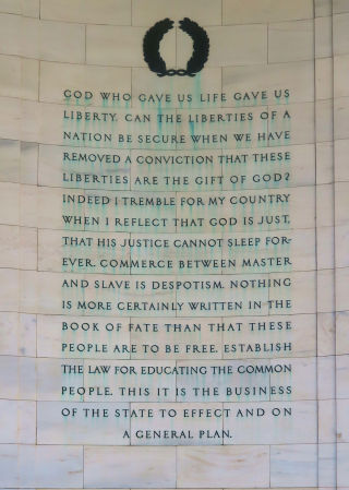 God who gave us life gave us liberty 