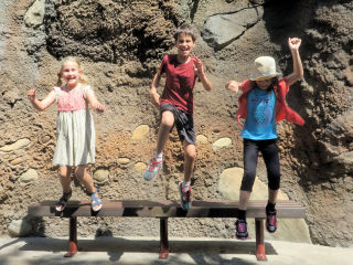 Houstn zoo kids jumping