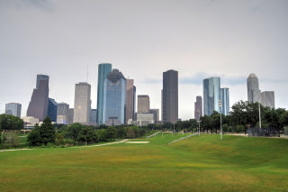 Houston skyline morning