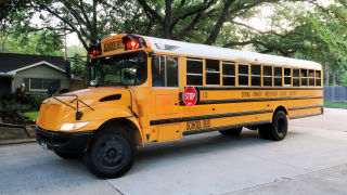 Kids school bus Houston TX