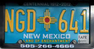 Licence plate NM