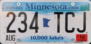 License Plate MN