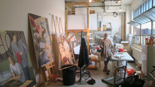 Lou Carbone in his Hoboken studio