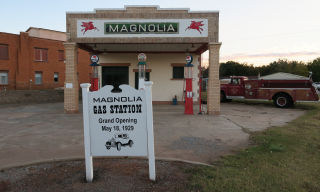 Magnolia Gas Station 1929 Shamrock TX