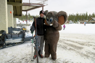 Nic with Mammoth 2