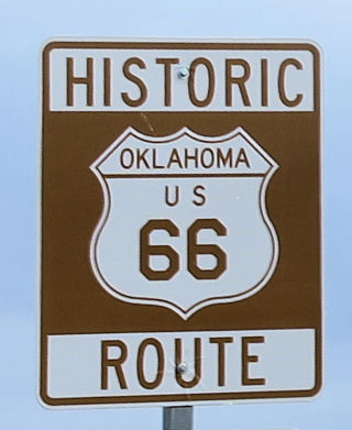 Sign Route 66 OK