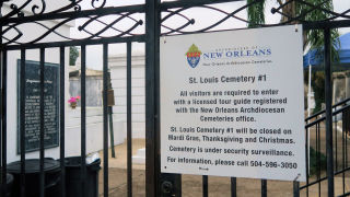 St Louis Cemetery 1 Entrance