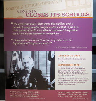 Virginia Closes its Schools exhibit Moton Museum 