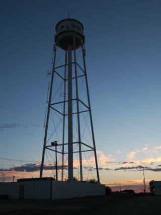 Water tower Shamrock TX